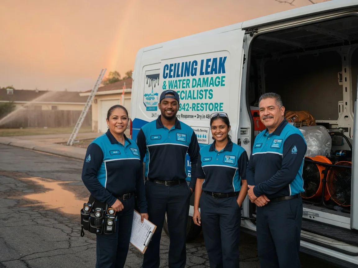 Ceiling Leak Cleanup company in Sacred Heart, MN