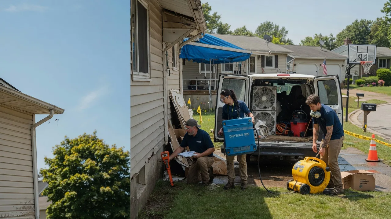 Ceiling Leak Cleanup in Sacred Heart, MN near me